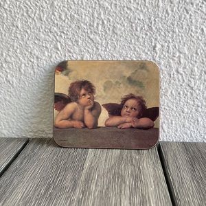 ‘the two angels’ coaster set of 6